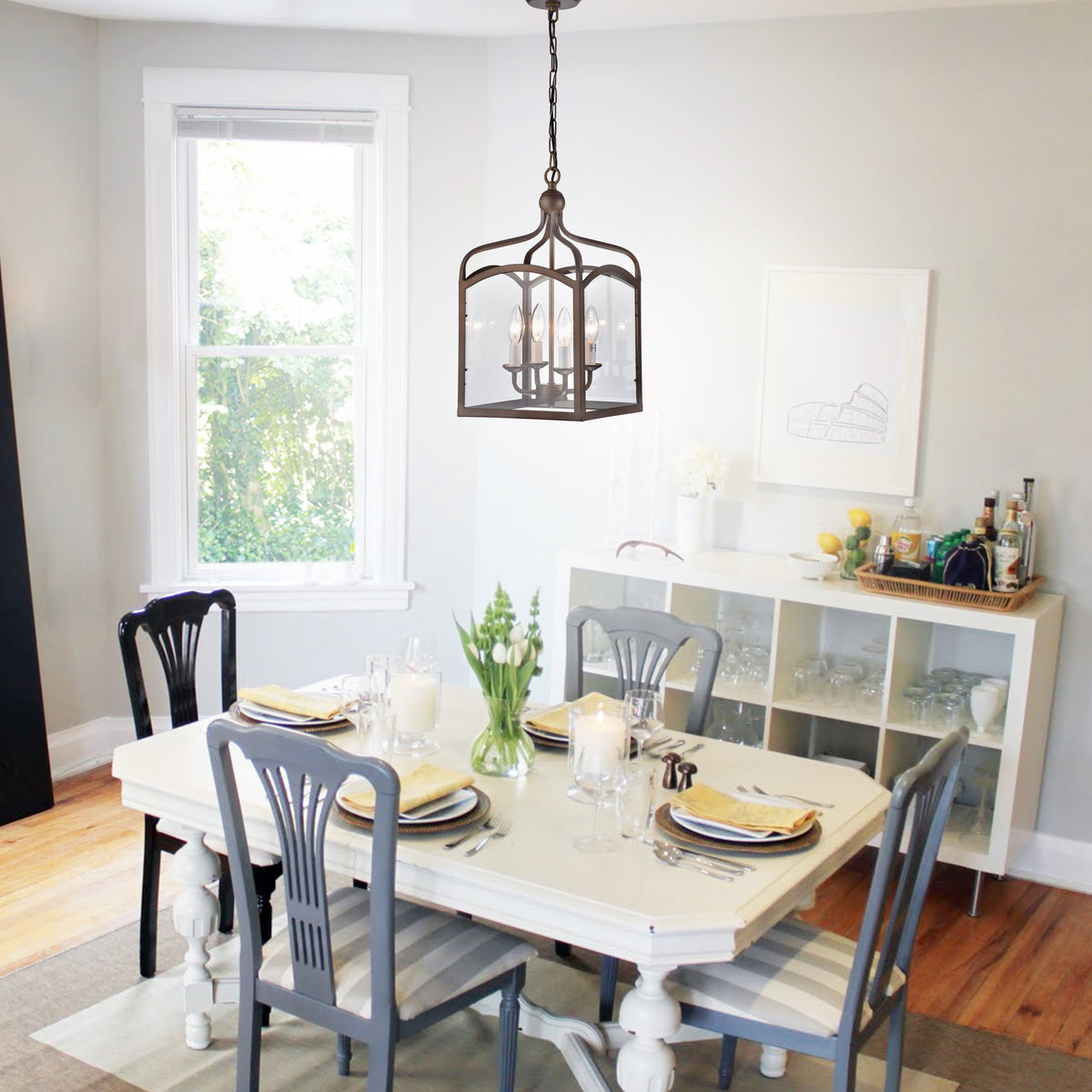 Deventer 4-Light Lantern Pendant