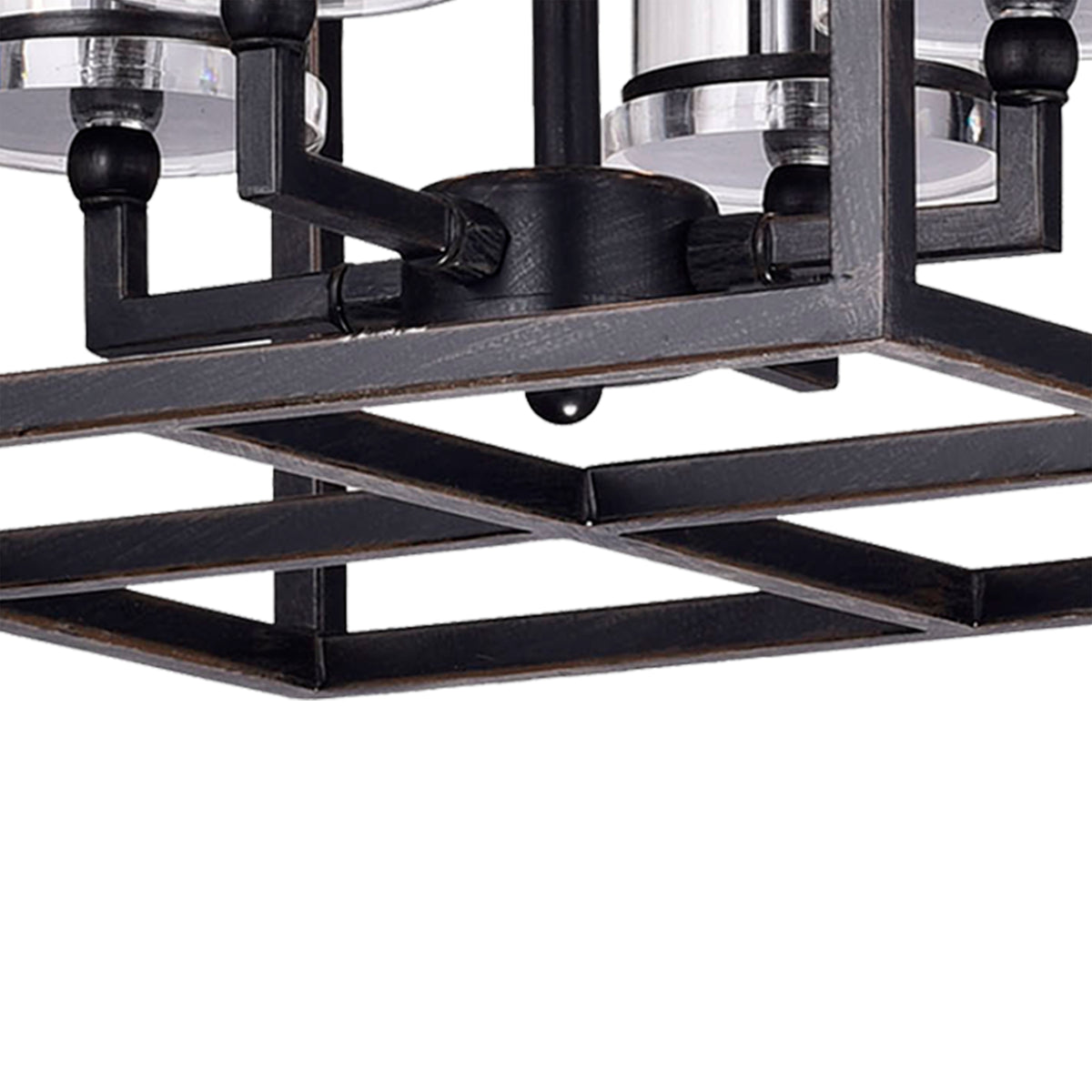 Luri 4-Light Square Lantern Pendant