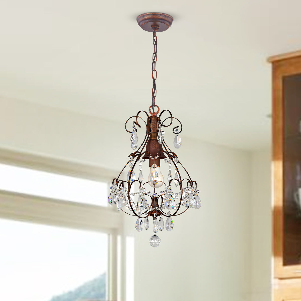 Peramos 1-Light Geometric Pendant