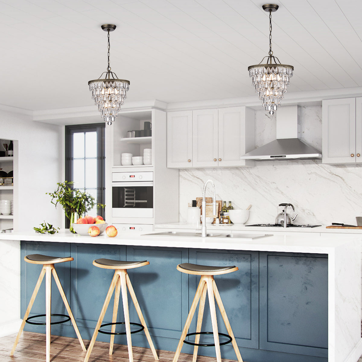 Azzana 4-Light Tiered Chandelier