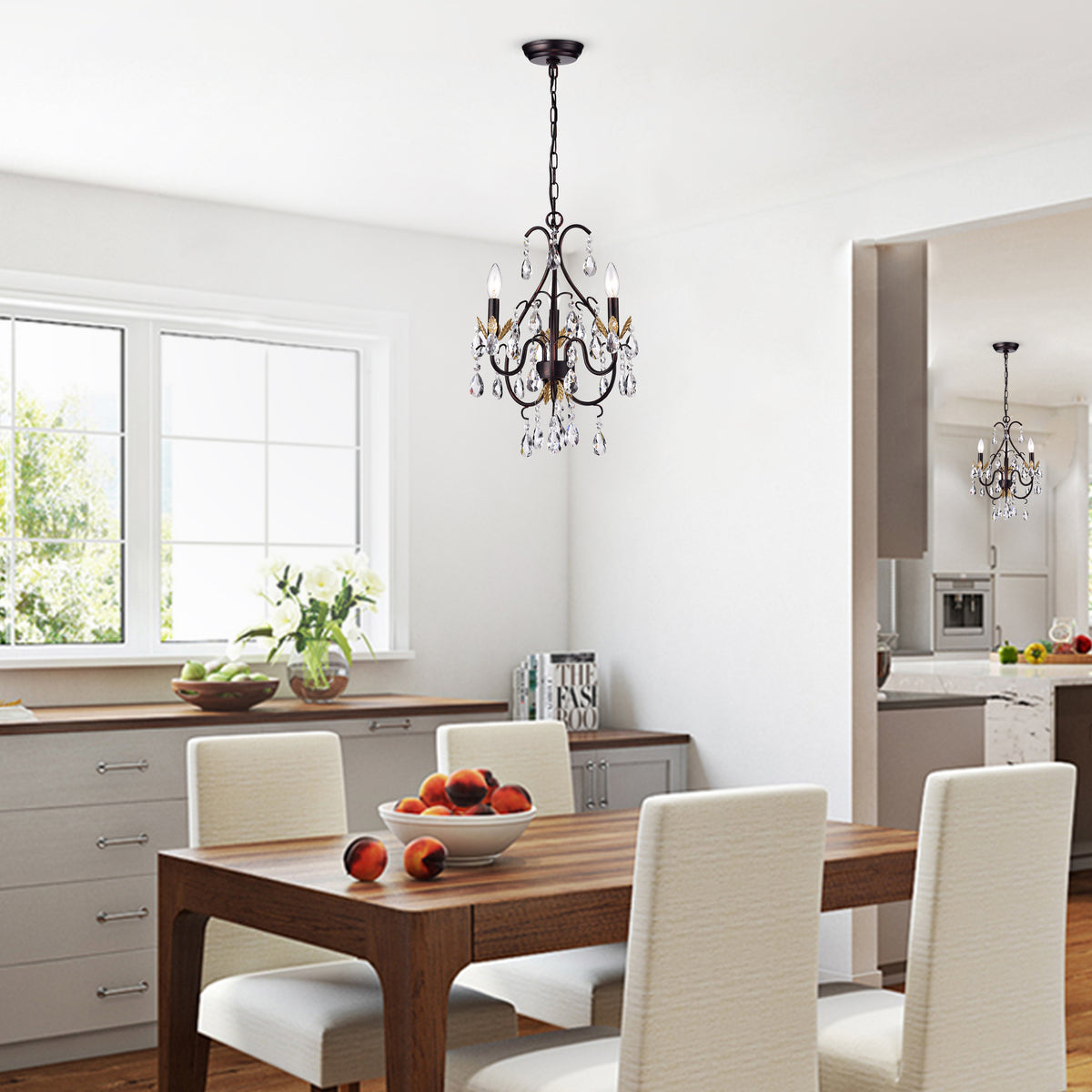 Luarca 3-Light Candle Style Chandelier