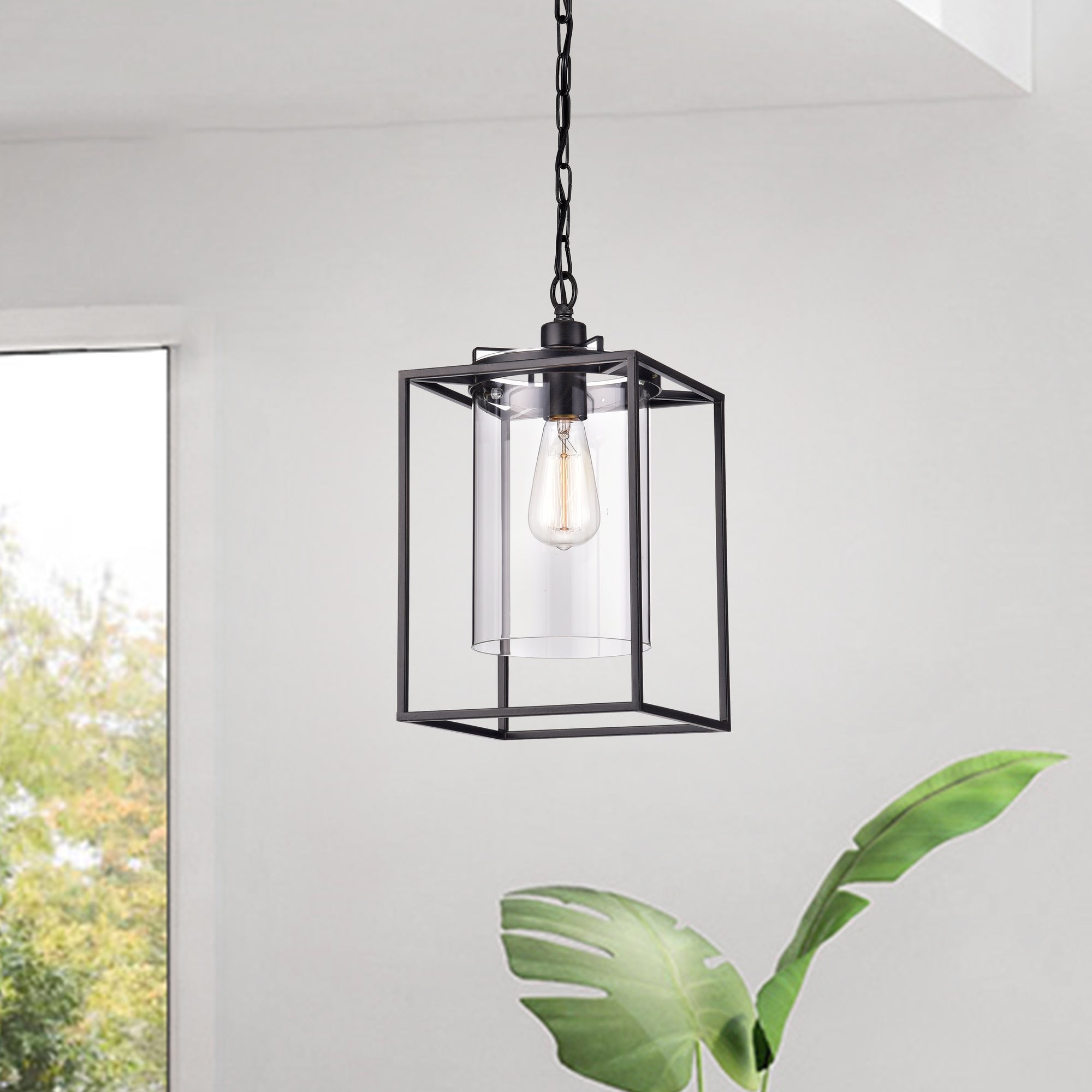 Inteus Rectangular Lantern Pendant