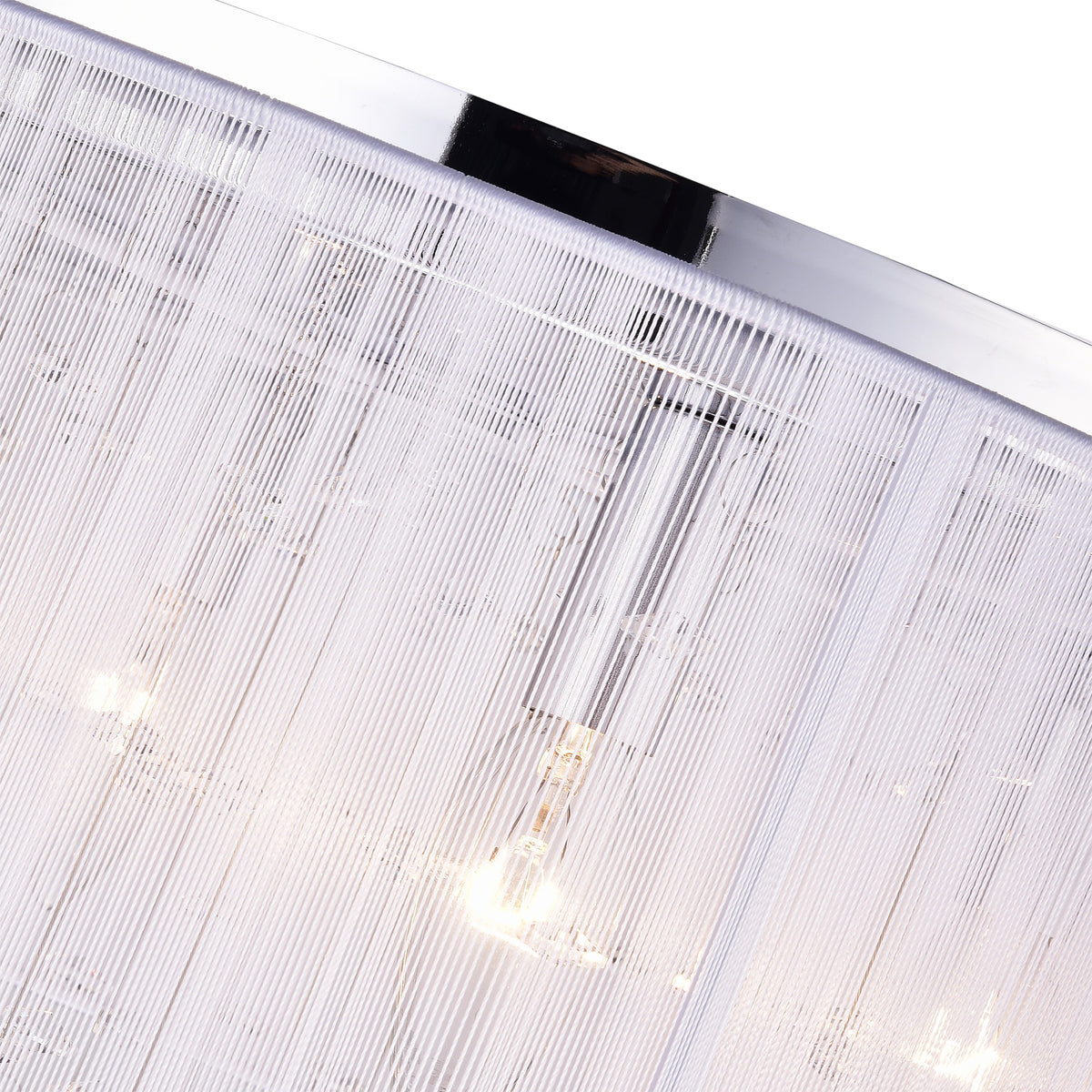 Hatiora 4-Light Drum Flush Mount with White Fabric Shade