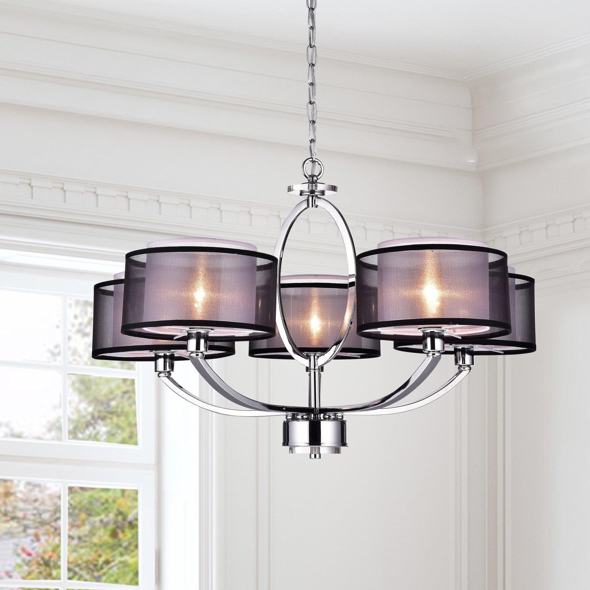 Elu 5-Light Contemporary Chandelier