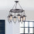 Anglet 6-Light Wagon Wheel Chandelier