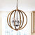 Erula 4-Light Globe Pendant - Gold