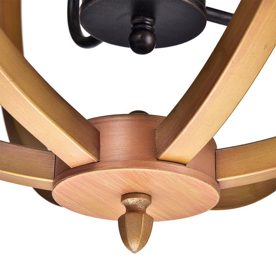 Erula 4-Light Globe Pendant - Gold