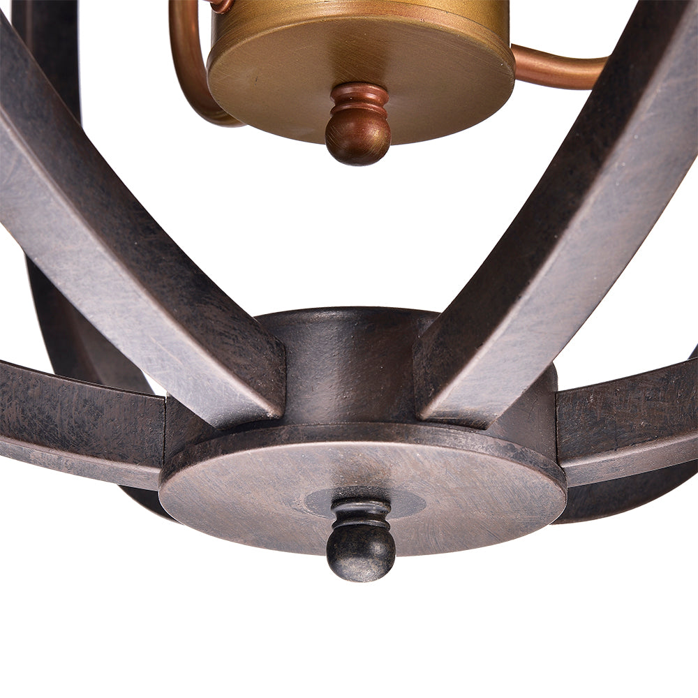 Erula 4-Light Globe Pendant - Light Black