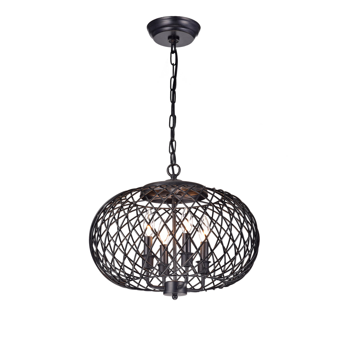 Dericia 4-Light Globe Pendant