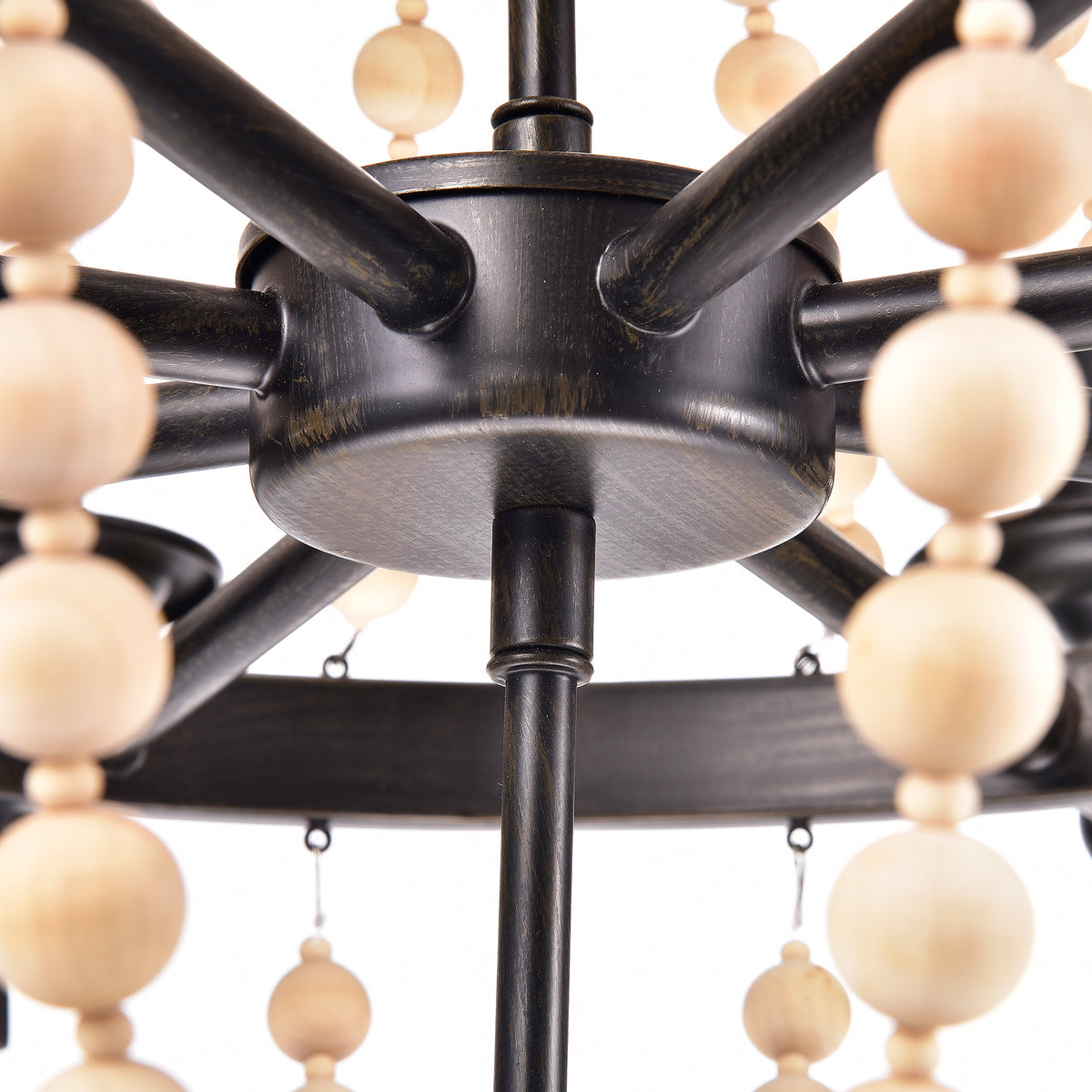 Alassa 8-Light Beaded Empire Chandelier