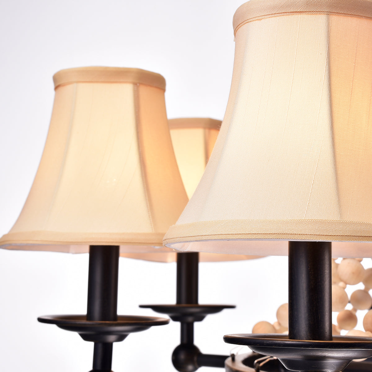 Bienna 8-Light Beaded Empire Chandelier