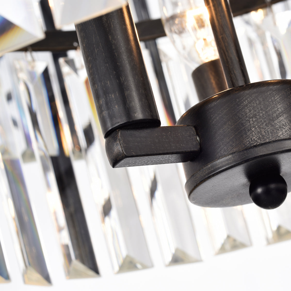 Muret 9-Light Chandelier - Black Brushed Coffee